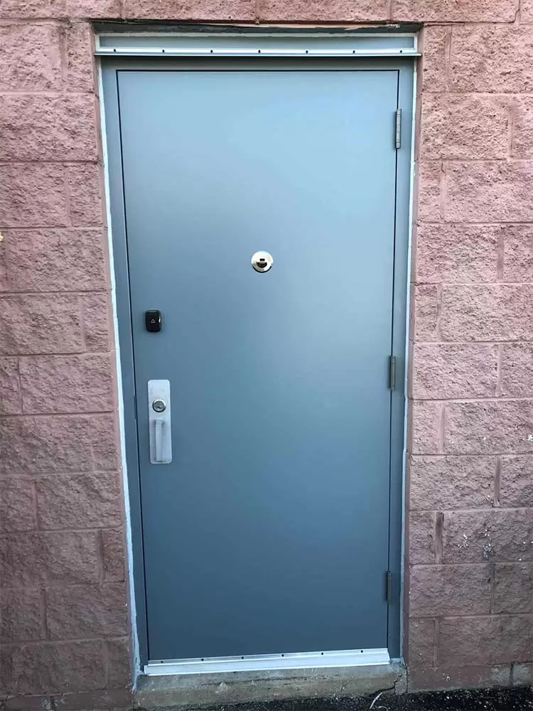 commercial man door installation & repair in yorkville